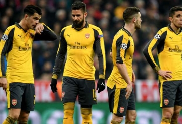Tin bóng đá HOT 16/2: Thua thảm Bayern Munich, Arsenal nhận kỷ lục hổ thẹn