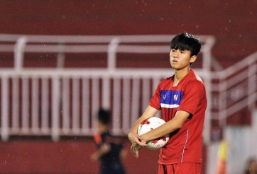 Thanh Hậu bị nhắc nhở trong buổi tập của U20 Việt Nam