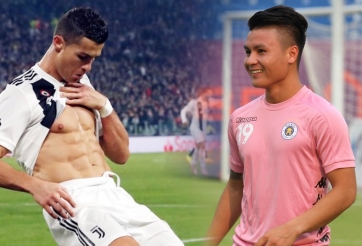 Quang Hải có chỉ số ngang ngửa Ronaldo
