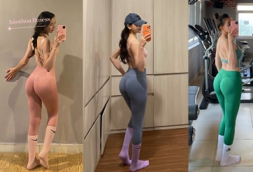 Người đẹp tăng liền 9kg nhờ tập gym để sở hữu 'đường cong vạn người mê'