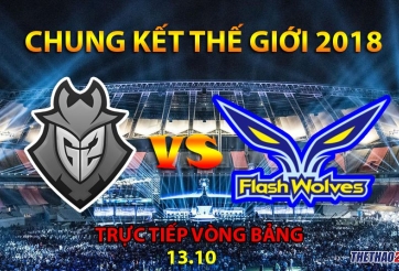 G2 Esports vs Flash Wolves: G2 nhà vô địch đẩy lẻ