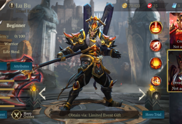 Liên Quân Mobile: Nhà phát hành tặng Kỵ Sỹ Âm Phủ và Lữ Bố