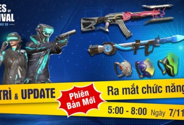 ROS Mobile Update 7/11: Chào đón sinh nhật Rules Of Survival