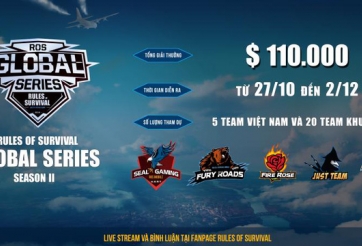 ROS Mobile Global Series: Kết quả thi đấu tuần thứ 2 của các đội tuyển Việt Nam