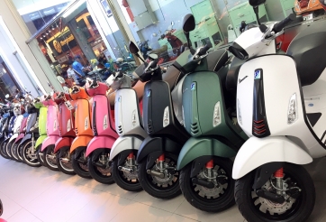 Bảng giá xe máy Piaggio, Vespa tháng 10/2018 mới nhất