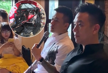 Ca sĩ Tuấn Hưng: Có 2 may mắn trong vụ Ferrari gặp tai nạn