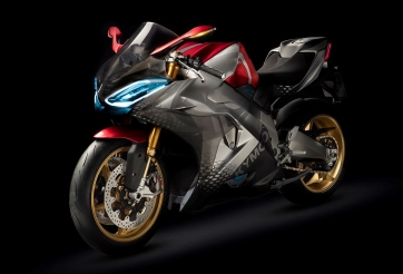 Chi tiết chiếc siêu mô tô điện có thể tăng tốc lên tới 250km/h