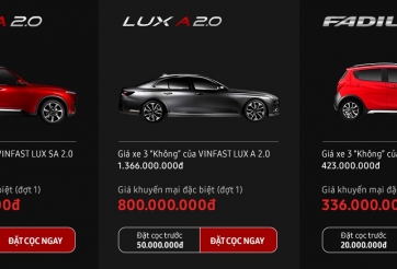 Người Việt có thể mua ô tô, xe máy điện VinFast online