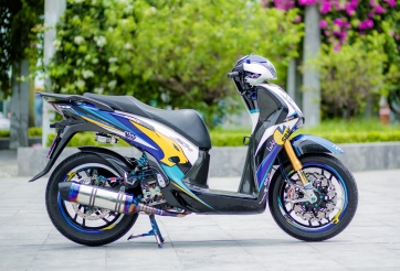 Chiêm ngưỡng chiếc Honda SH 150i độ “khủng” nhất Hà Thành