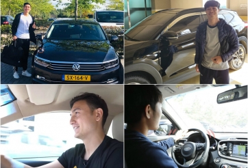 Loạt cầu thủ Việt Nam xuất ngoại được cấp ô tô tiền tỷ
