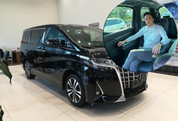 Chán siêu xe, Cường Đô-la tậu xe sang Toyota Alphard hơn 4 tỷ đồng
