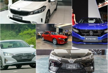 5 mẫu xe hạng C được ưu chuộng nhất Việt Nam năm 2019
