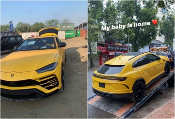 Con trai Bầu Hiển tậu Lamborghini Urus chiều 30 Tết