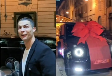 Ronaldo được bạn gái tặng xe sang bí ẩn trong ngày sinh nhật
