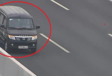 Tài xế đi ngược chiều trên cao tốc: Phạt 17 triệu, tước bằng 6 tháng