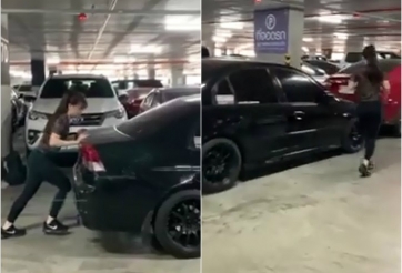 VIDEO: Bạn gái Văn Lâm thực hiện thử thách đẩy ô tô bằng tay không và cái kết