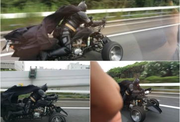 VIDEO: Batman cưỡi siêu mô tô phiên bản đời thực