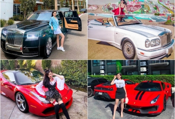 Nữ Rich Kid gốc Việt 'gây sốt' với dàn siêu xe triệu USD là ai?