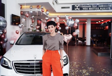 Hiền Hồ gia nhập CLB “những người nổi tiếng đi xe Mercedes-Benz”