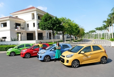 Kia Morning tung loạt màu mới cực đẹp, giá từ 299 triệu đồng