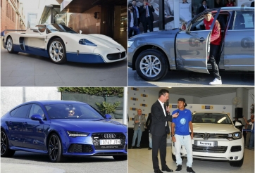 Dàn siêu xe triệu USD của Neymar không thua kém Ronaldo, Messi