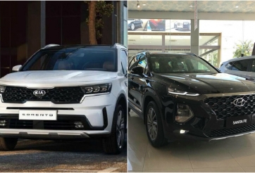 So sánh Kia Sorento 2021 và Hyundai SantaFe: Xe nào đáng mua?