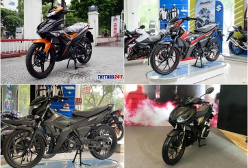 Giá lăn bánh 4 mẫu xe côn tay “hot” nhất Việt Nam