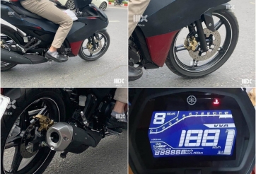 Lộ ảnh Yamaha Exciter 155 VVA chạy thử, nhiều chi tiết gây bất ngờ