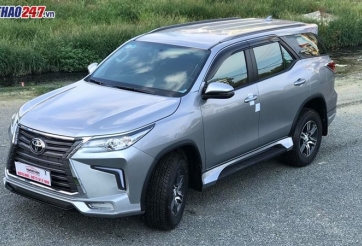 Biến Toyota Fortuner thành Lexus LX570 với 24 triệu đồng