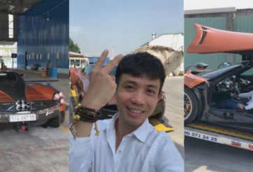 Minh Nhựa mang Pagani Hoayra hơn 80 tỷ đồng đi đăng kiểm