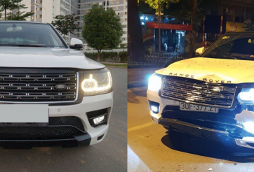 Range Rover 'hàng nhái' hỏng nặng sau khi đâm văng Morning