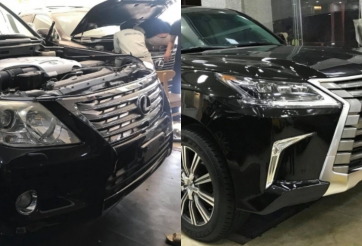 Dân chơi Việt chi 450 triệu độ Lexus LX570 2008 thành phiên bản 2018