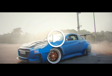 VIDEO: Mãn nhãn với màn drift chiếc Hyundai Genesis độ 'khủng' của tay lái Việt