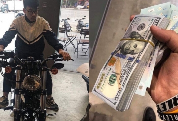 Thành tích học tập tốt, nam sinh cấp 3 Hà Nội được bố tặng Harley Davidson Forty-Eight