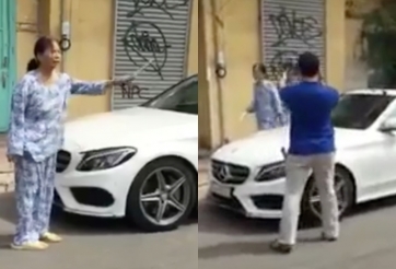 Lời phân trần của người phụ nữ cầm búa đập xe Mercedes-Benz