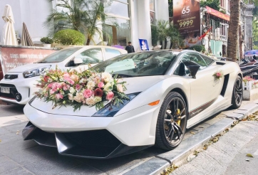 Siêu xe Lamborghini Gallardo Superleggera độc nhất Việt Nam làm xe hoa