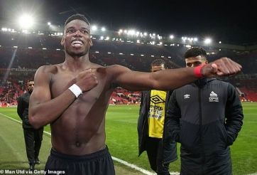 HLV Solskjaer hết lời khen ngợi Pogba sau trận thắng Huddersfield