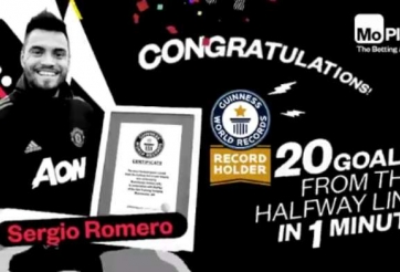 VIDEO: Romero lập kỷ lục Guinness thế giới