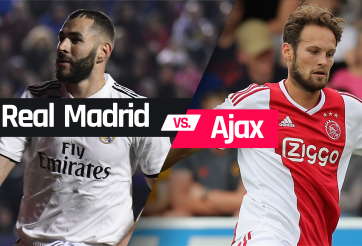 Xem trực tiếp Real vs Ajax ở đâu, kênh nào?