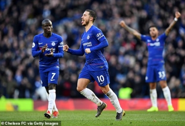 VIDEO: Hazard sút xa đẳng cấp gỡ hòa cho Chelsea