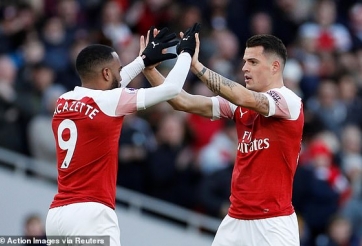 VIDEO: Xhaka sút xa đẹp mắt mở tỷ số cho Arsenal trước MU