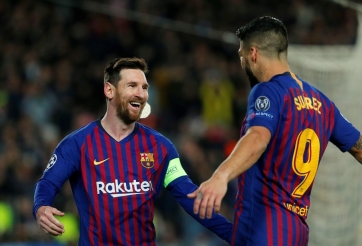 Messi rực sáng, Barca dễ dàng vào tứ kết Champions League
