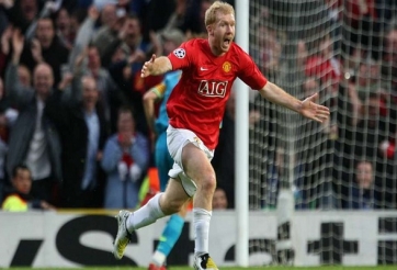VIDEO: Paul Scholes sút xa tung lưới Barca ở bán kết C1 2008