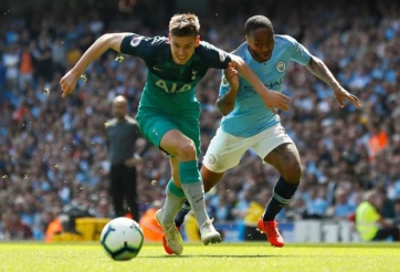 Đòi nợ Tottenham, Man City vươn lên dẫn đầu Ngoại hạng Anh