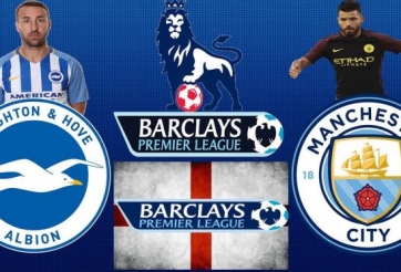 Xem trực tiếp Brighton vs Man City kênh nào, ở đâu? 
