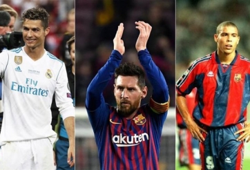 Top 101 cầu thủ hay nhất trong 25 năm: Messi xếp trên Ronaldo