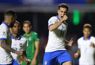 Coutinho tỏa sáng, Brazil thắng tưng bừng ngày ra quân Copa America