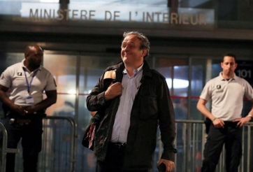 Nóng: Cựu chủ tịch UEFA, Michel Platini được thả tự do