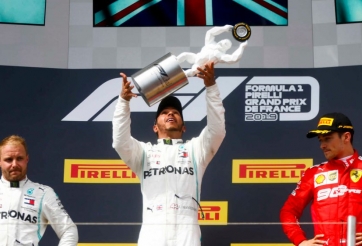 Kết quả F1 Pháp GP: Khẳng định ngôi đầu 