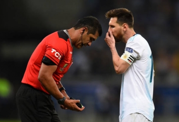 Trọng tài lên tiếng vụ Messi tố bị xử ép ở Copa America
